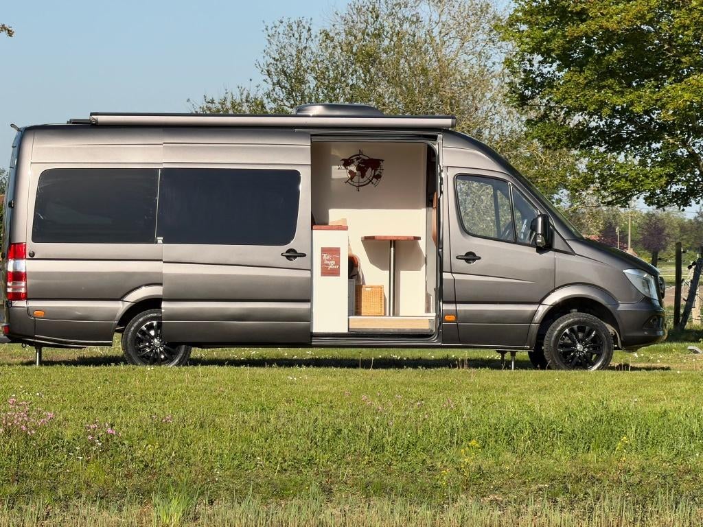 Mercedes Sprinter Camper, Caravanes & Camping, Camping-cars, Particulier, Mercedes, Télévision, Enlèvement