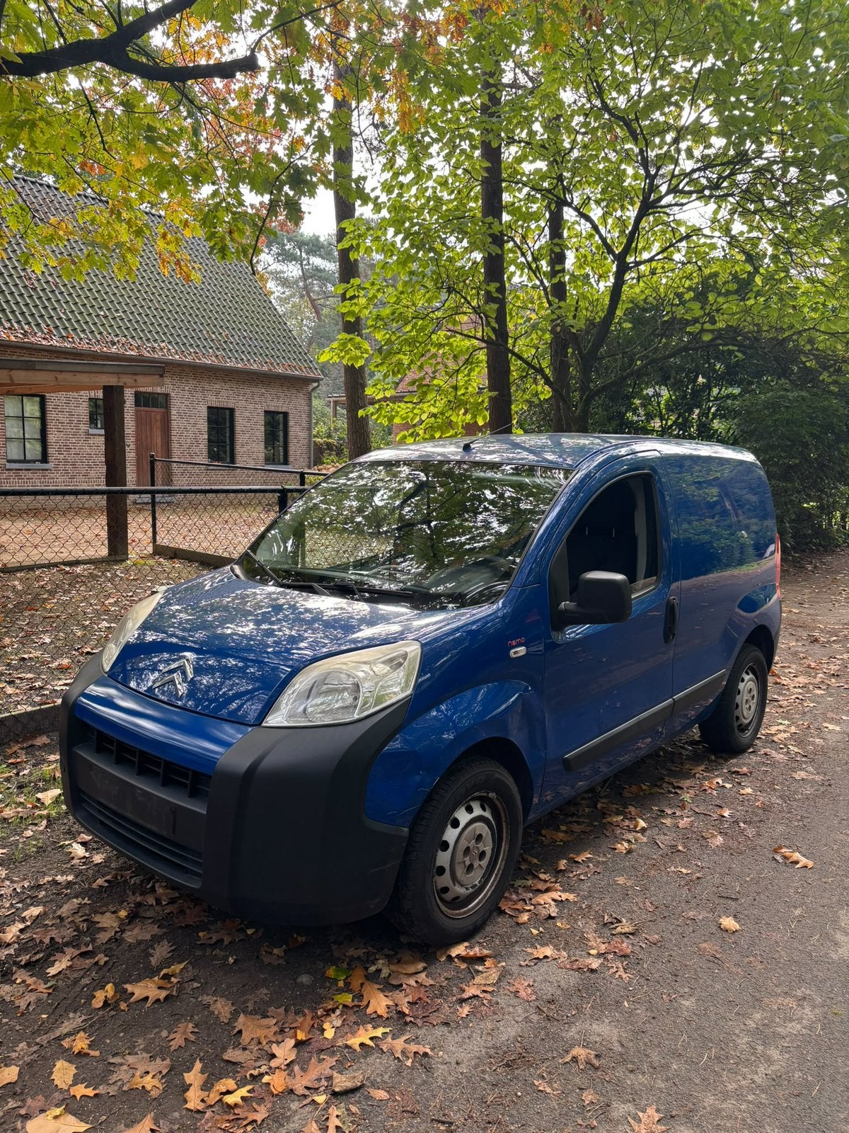 Te koop: Citroën Nemo 1.4 Benzine – 2009-Trekhaak, Auto's, Voorwielaandrijving, Dealer onderhouden, Stof, Zwart