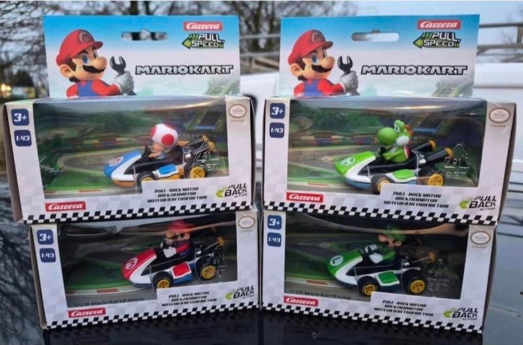 Mario Kart 4 voitures collection neuf, Enlèvement ou Envoi