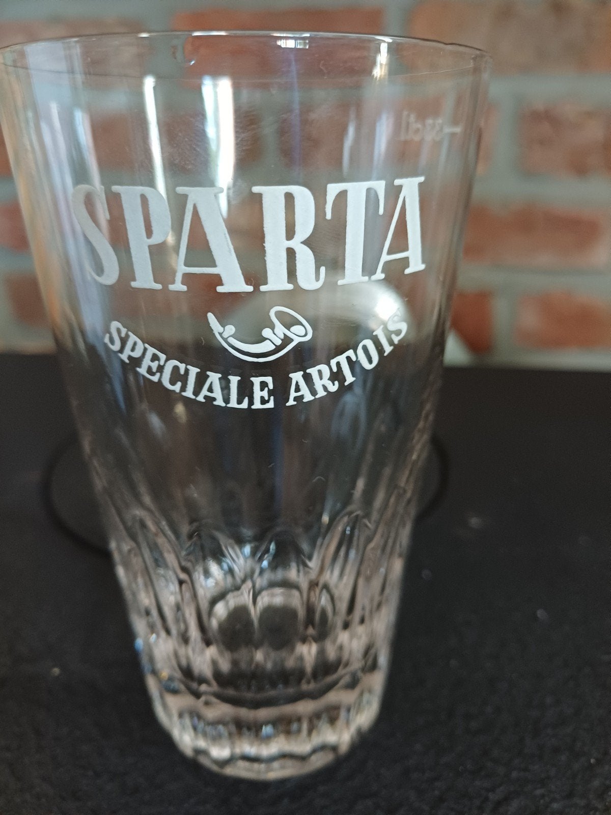 oud Sparta speciale artois bierglas 33cl ribbels, Verzamelen, Ophalen, Bierglas