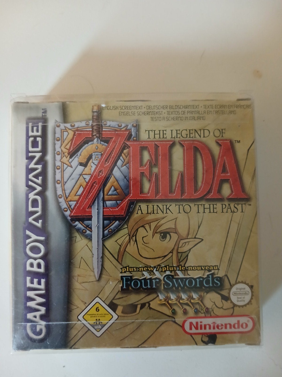 Zelda A Link to the Past + Four Swords (Game Boy Advance) CO, Enlèvement