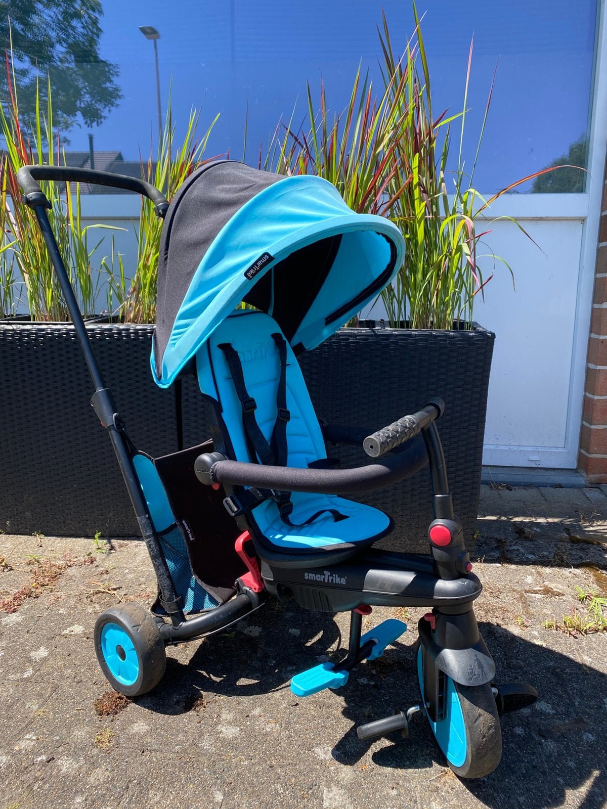 Smartrike STR3 opvouwbare converteerbare driewieler 1-3j, Fietsen en Brommers, Ophalen, Gebruikt, Duwstang