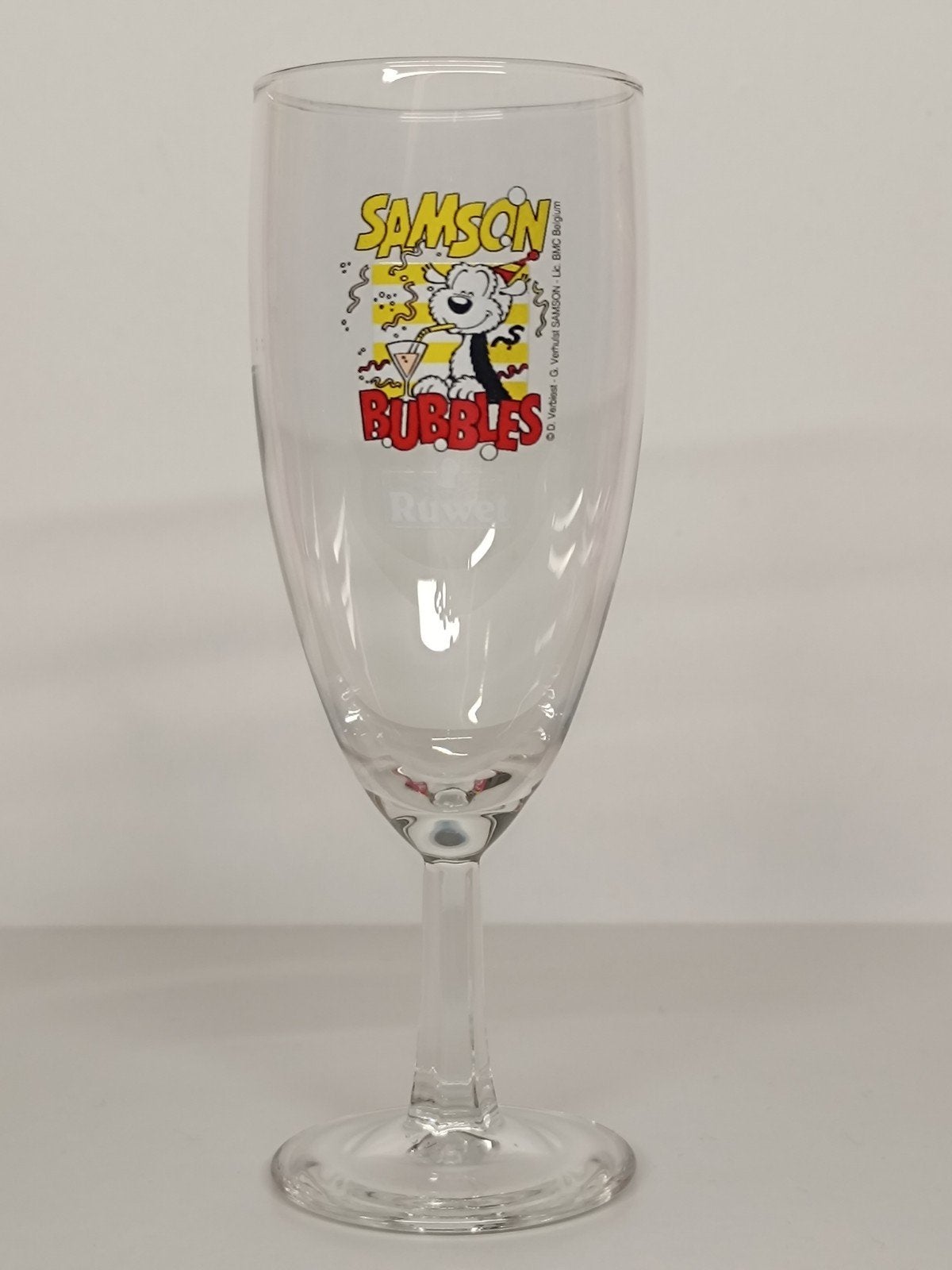 Samson & Gert Bubbles Ruwet Studio 100 glas, Verzamelen, Ophalen of Verzenden