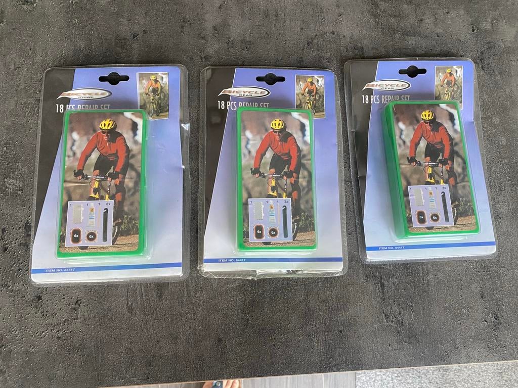 3 repair sets fiets Nieuw, Enlèvement