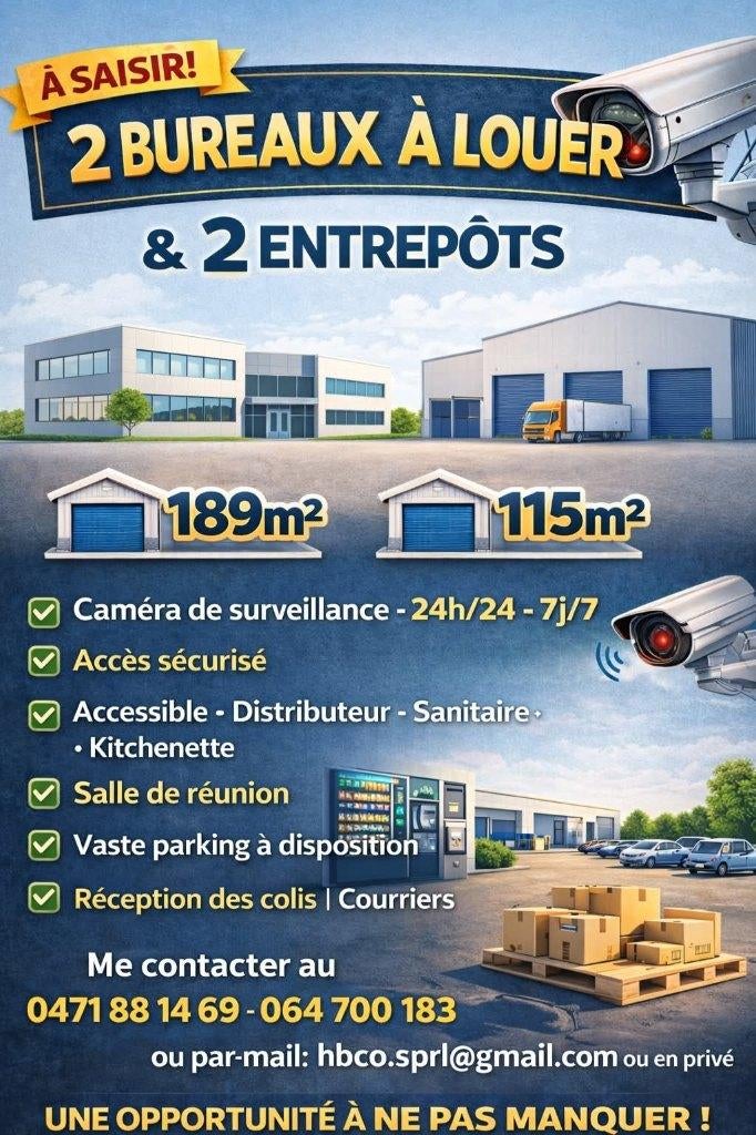 Entrepôt a louer