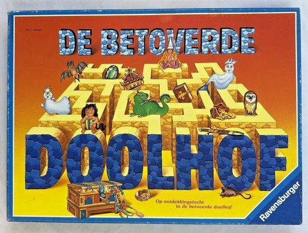 Ravensburger de betoverde Doolhof bordspel 1994 compleet, Hobby en Vrije tijd, Gezelschapsspellen | Bordspellen, Een of twee spelers