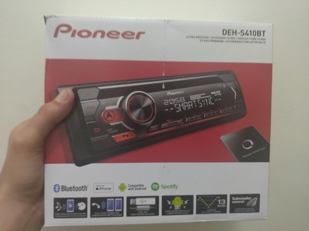 Pioneer DEH-S410BT Bluetooth-autoradio — Krachtig en veelzij, Auto diversen, Autoradio's