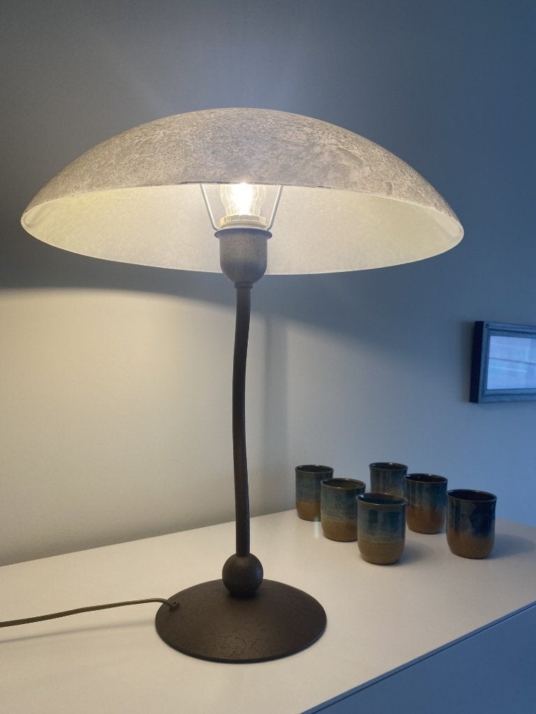 lampe table, 50 cm, Avec interrupteur, Blanc, Comme neuf