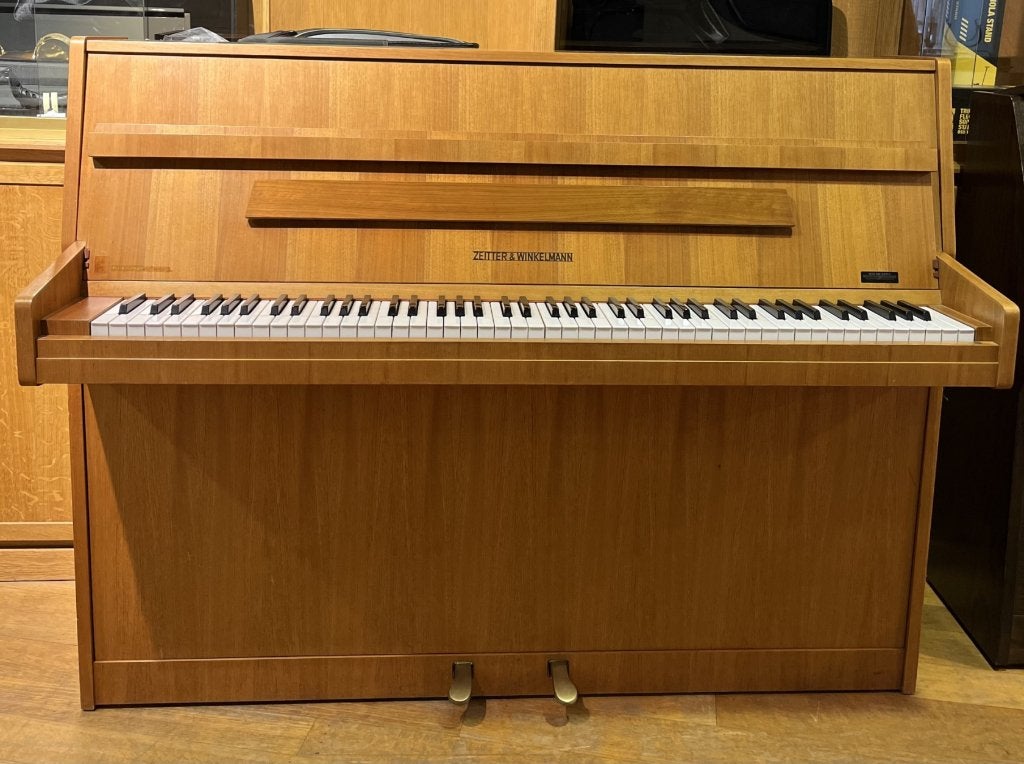 ZEITTER & WINKELMAN Upright Piano +365 dagen retour-garantie, Ophalen of Verzenden, Gebruikt, Bruin, Piano