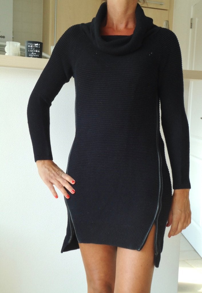 Robe noir à manches longues, Vêtements | Femmes, Enlèvement ou Envoi, Comme neuf, Taille 36 (S), Noir