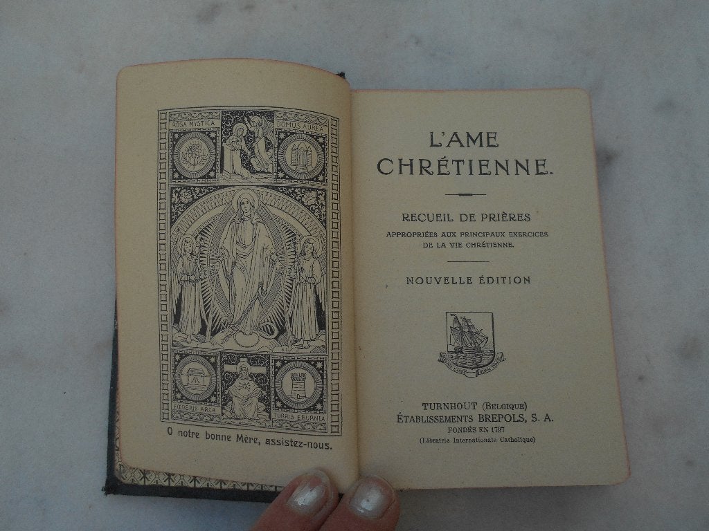 ancien livre religion L'ame chretienne  Prieres 1936 N 52, Livres, Enlèvement ou Envoi, Utilisé, Christianisme | Catholique