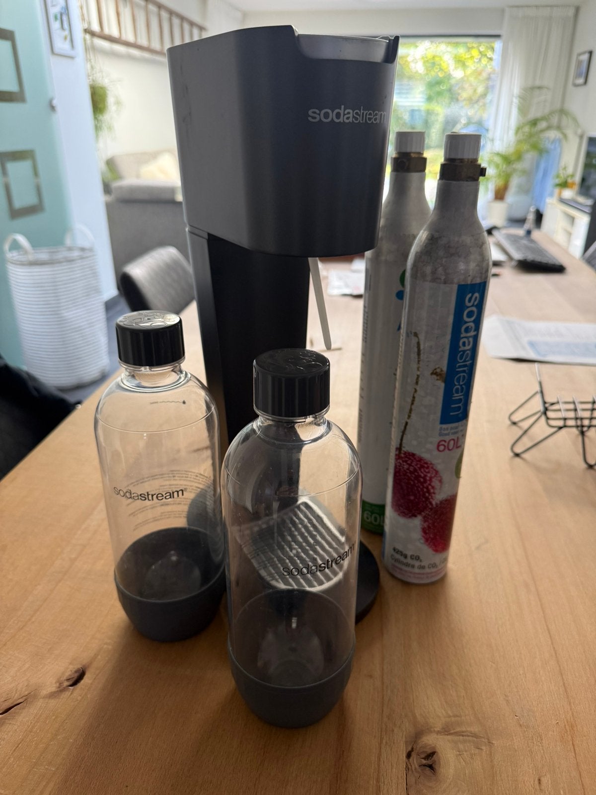 Sodastream set, Ophalen, Gebruikt