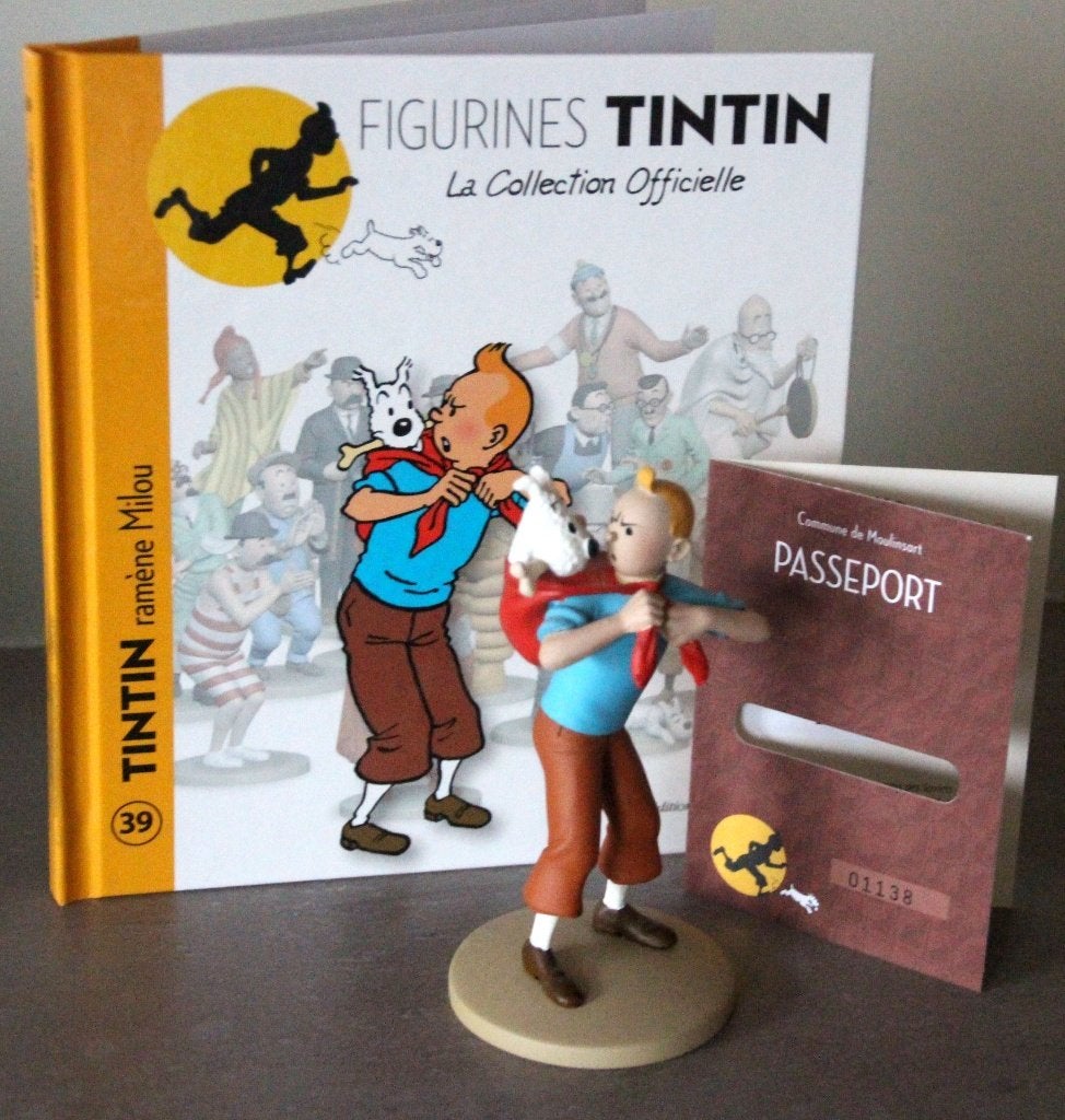 Moulinsart figurine n 39 Tintin Hergé Kuifje, Collections, Envoi, Tintin, Comme neuf