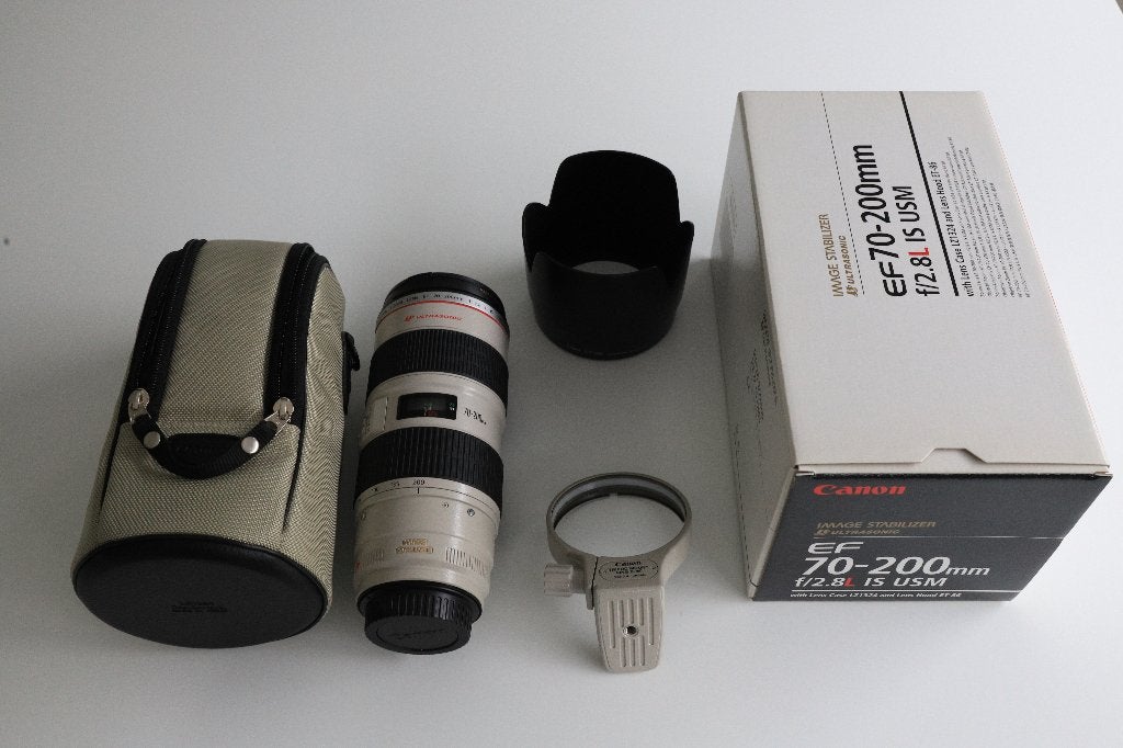 Canon EF 70-200 mm f/2.8 L IS USM, TV, Hi-fi & Vidéo, Canon, Téléobjectif, Filtre inclus, Comme neuf