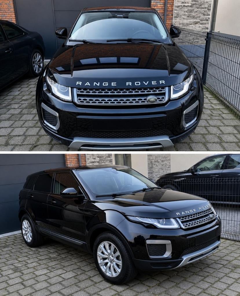 Range rover evoque 2017 65000km, Auto's, Achterwielaandrijving, Zwart, Leder en Stof, Zwart
