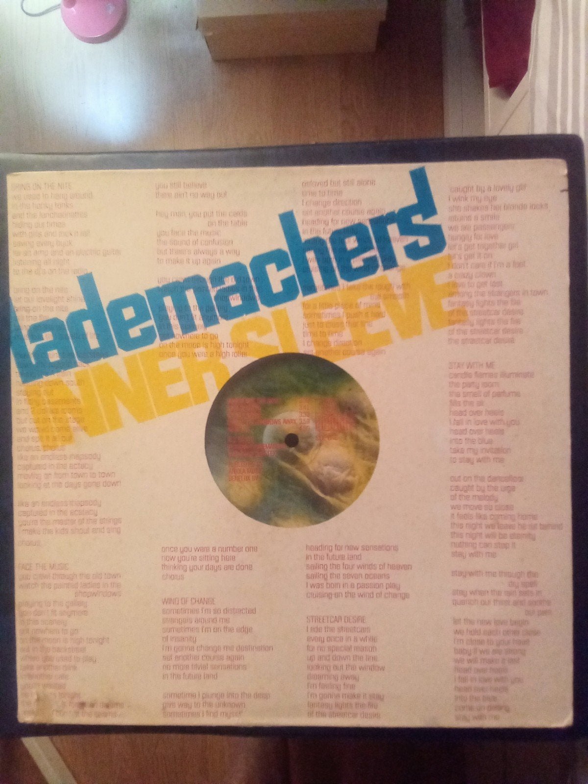 LP : Dany Lademachers (guitariste de Herman Brood), Enlèvement ou Envoi, LP