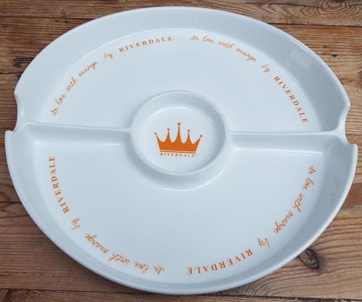 In love with orange, Riverdale, hapjes schaal, Huis en Inrichting, Keuken | Servies, Gebruikt, -, -, Ophalen of Verzenden