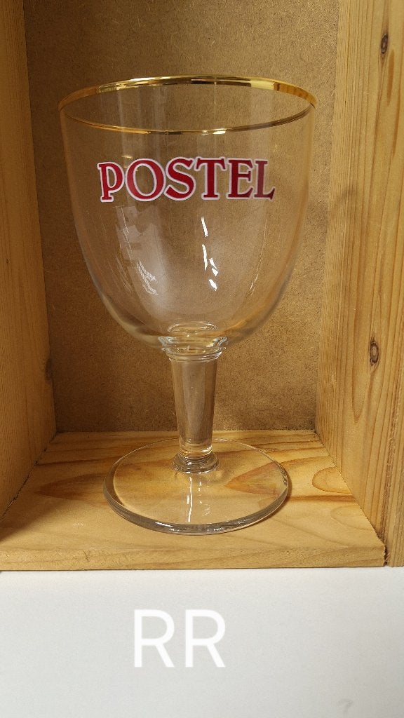 bierglas Postel (nr RR), Ophalen, Gebruikt, Glas of Glazen, Overige merken