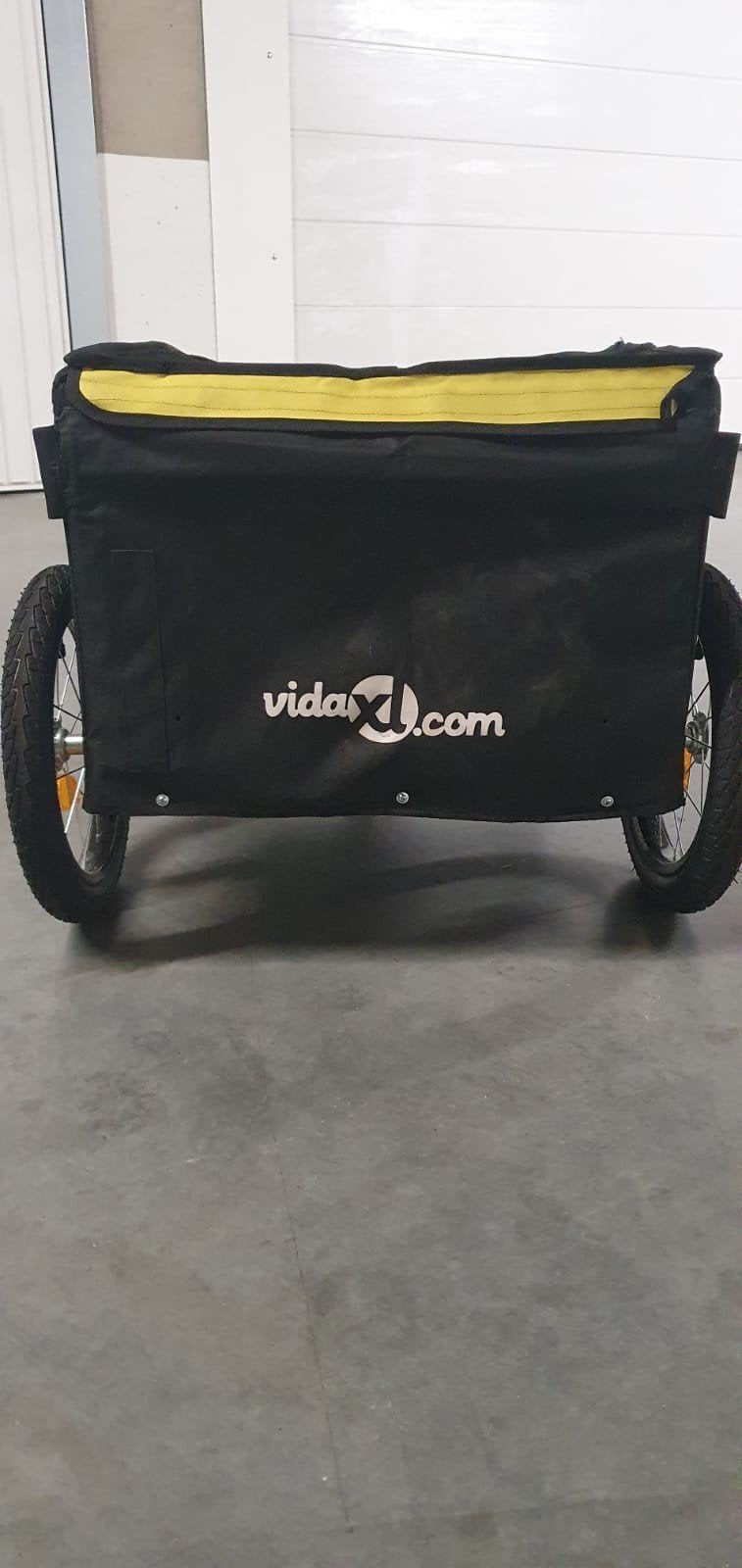 fietstrailer, Ophalen, Opvouwbaar