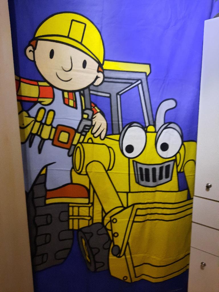 donsdeken overtrek voor kinderen katoen van bob de bouwer 1p, Enlèvement ou Envoi