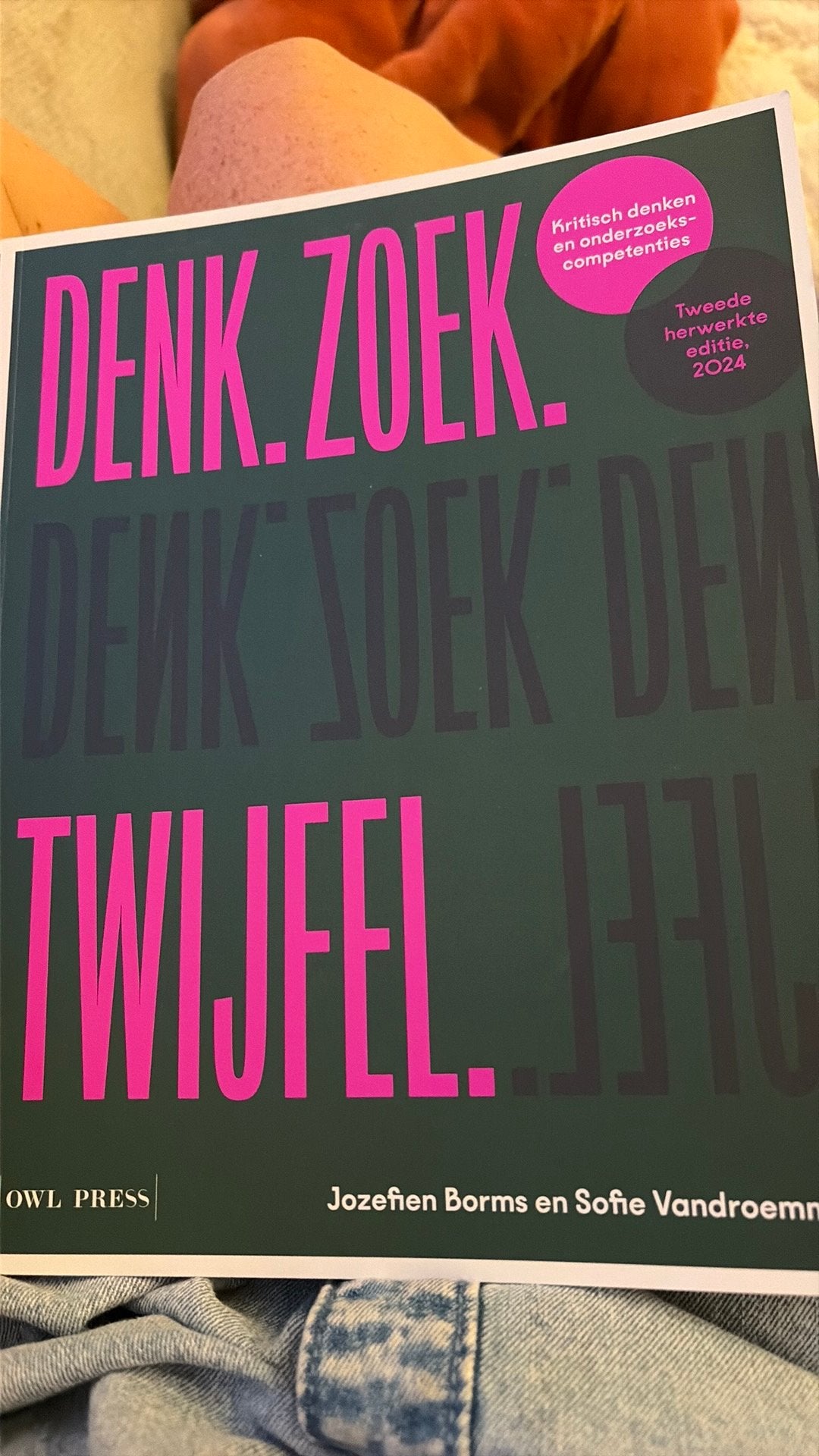Sofie Vandroemme - Denk. Zoek. twijfel., Ophalen of Verzenden, Nieuw, Nederlands, Sofie Vandroemme; Jozefien Borms