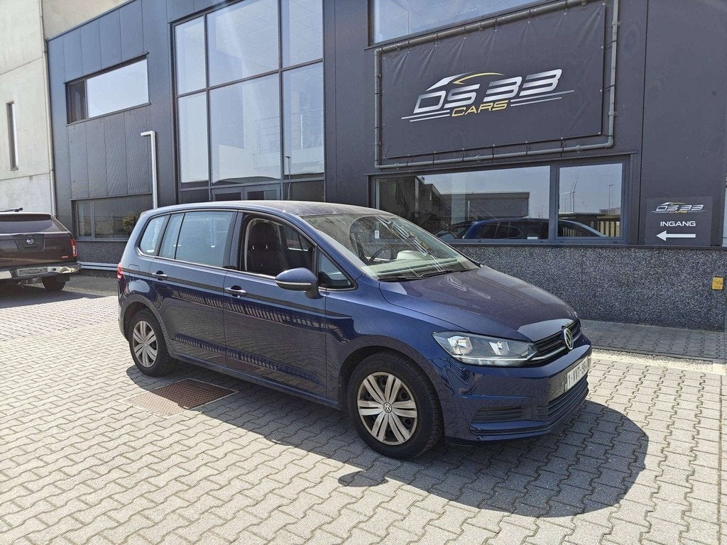 Volkswagen Touran 1.5 TSI DSG 7-zit 45000km!/AdCruise/Airco/, Auto's, Volkswagen, 110 kW, 4 cilinders, Blauw, 7 zetels