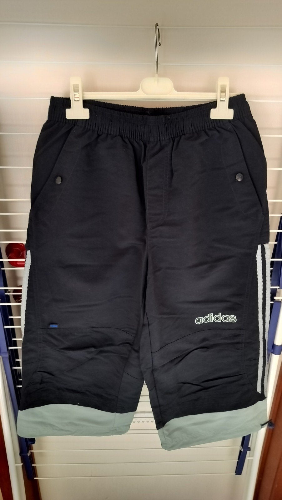 Vintage Adidas Capribroek, Zwart, Ophalen of Verzenden, Adidas, Gedragen