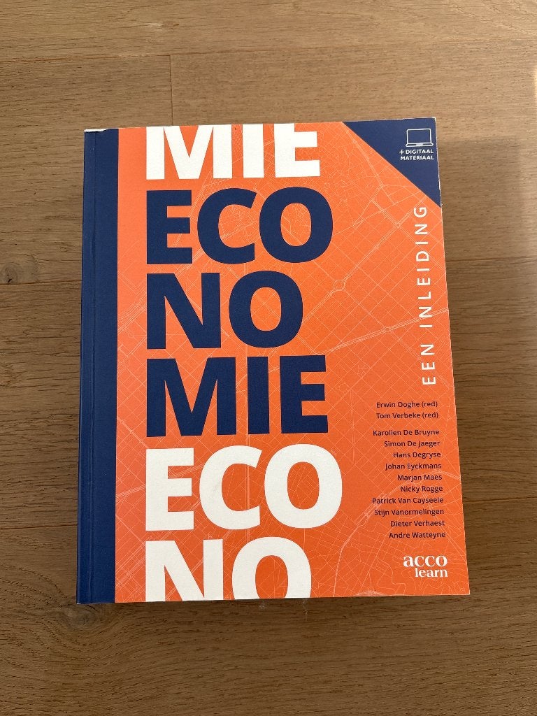 Economie Een Inleiding (TEW BACH1), Acco, Comme neuf, Enlèvement, Économie et Marketing