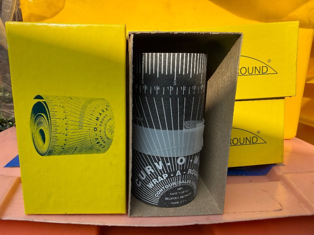 CURV-O-MARK Wrap-A-Round las-/leidingliniaal, zwart - 177B, Doe-het-zelf en Bouw, Gereedschap | Lasapparaten, Ophalen, Nieuw