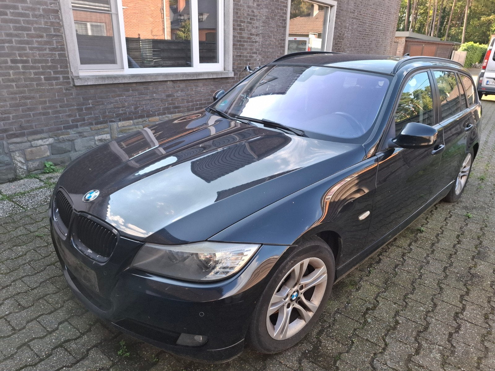 BMW 318D, Auto's, Euro 5, Achterwielaandrijving, Zwart, Zwart
