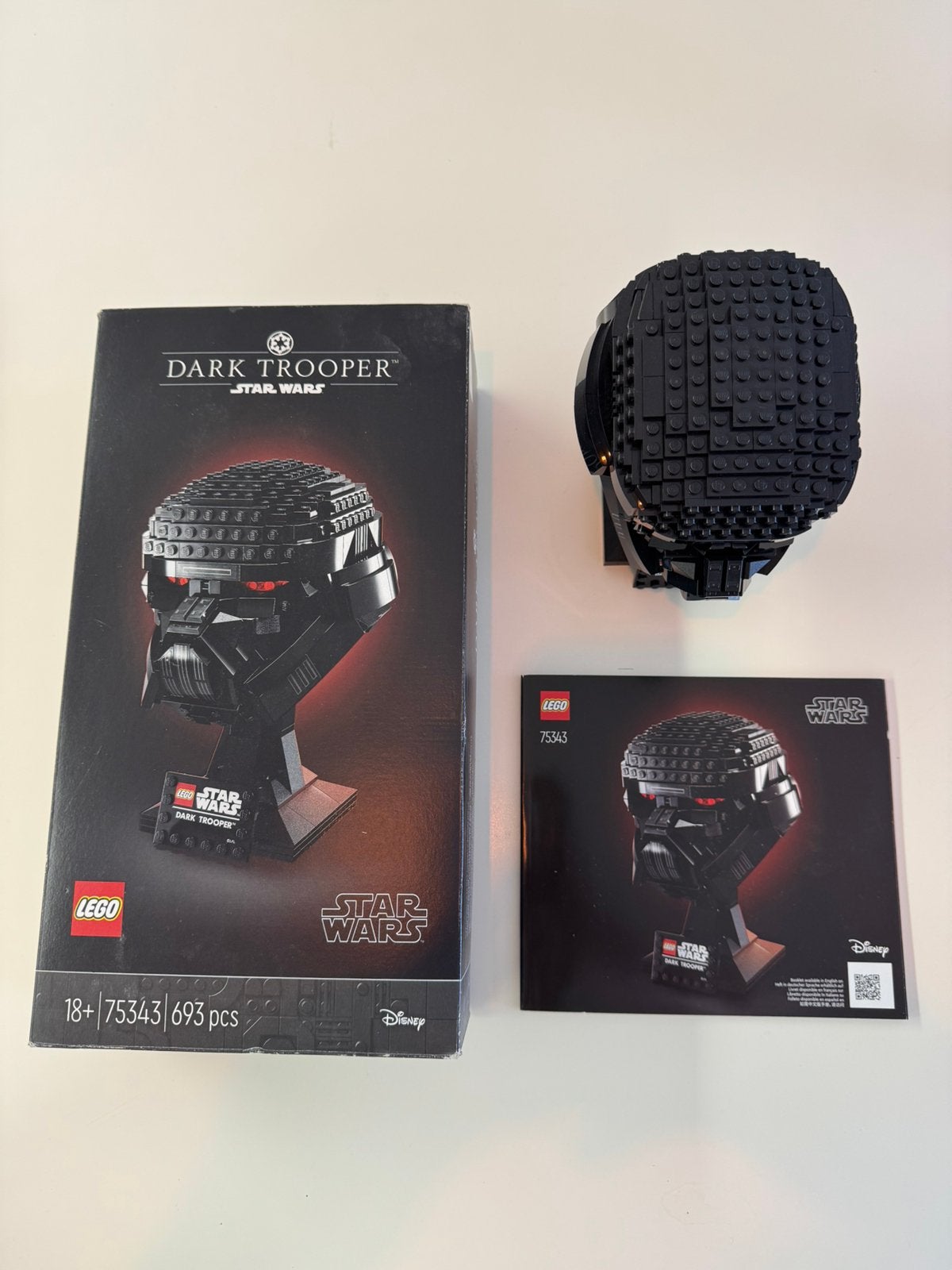 Le casque du Dark  Trooper 75343, Verzamelen, Star Wars, Ophalen, Zo goed als nieuw, Overige typen