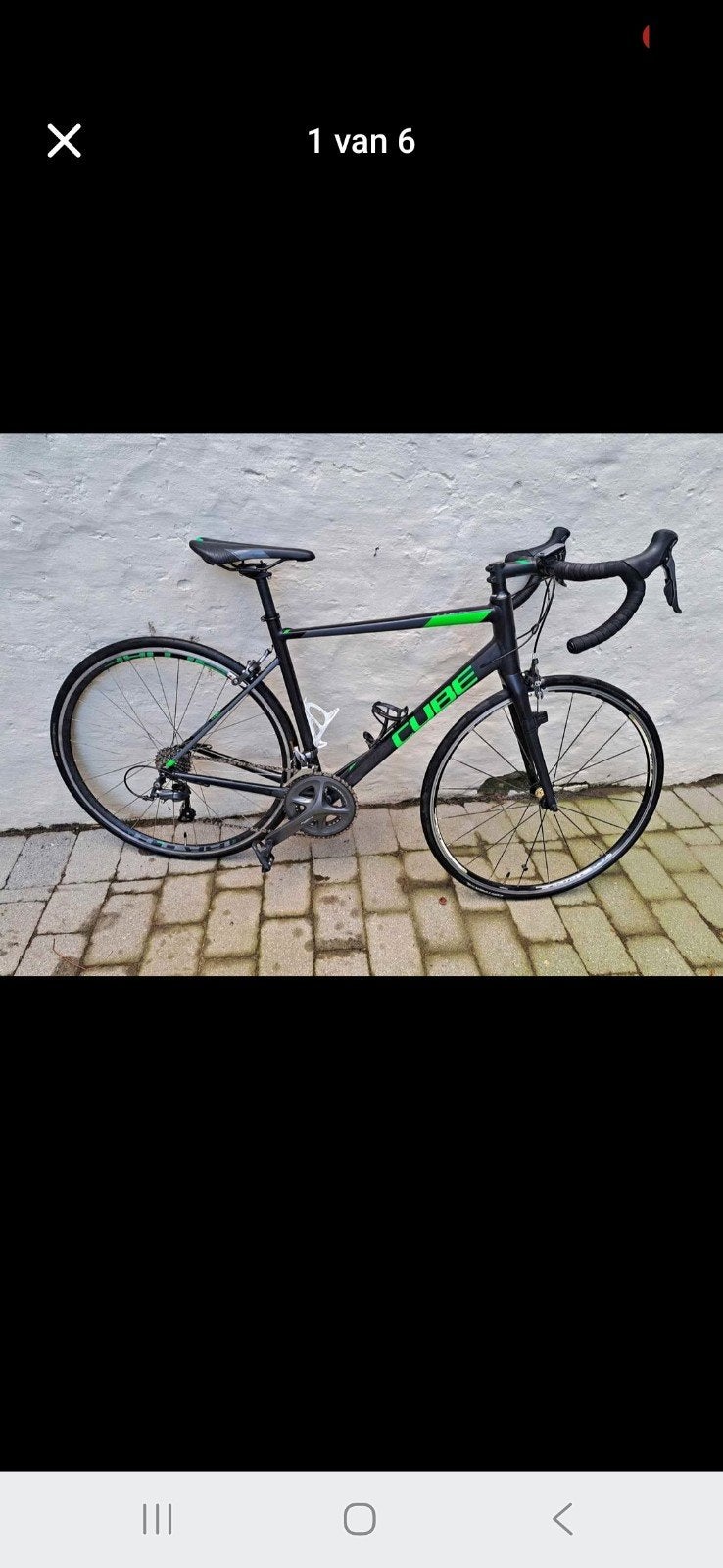 Koersfiets cube, Ophalen