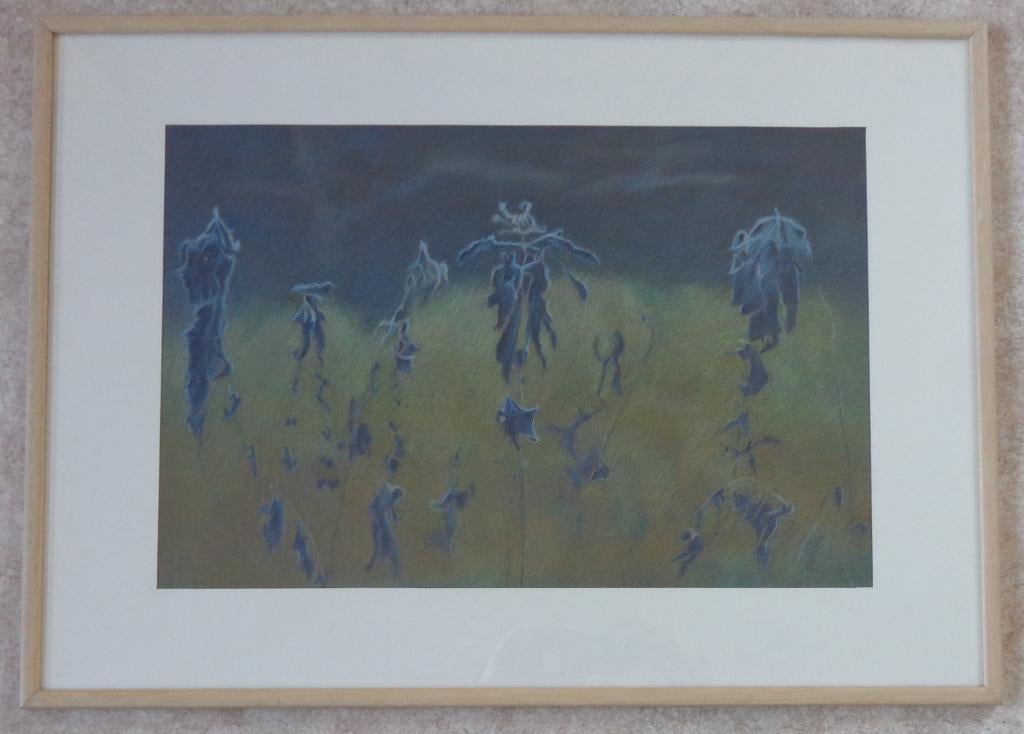 ROBERT WUYTACK / FIGURATIE / ORIGINEEL WERK / 52x72cm KADER, Enlèvement, Verre, Signé