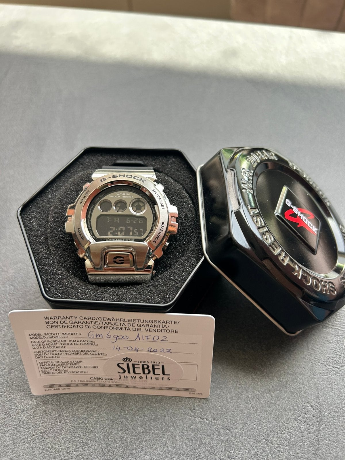 G-Shock gorloge model 6900, Ophalen, Casio, Staal, Polshorloge
