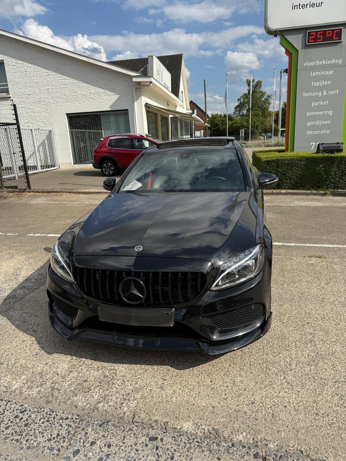 Mercedes c200 4 matic AMG LINE, Auto's, Automaat, Euro 6, Bedrijf, Berline