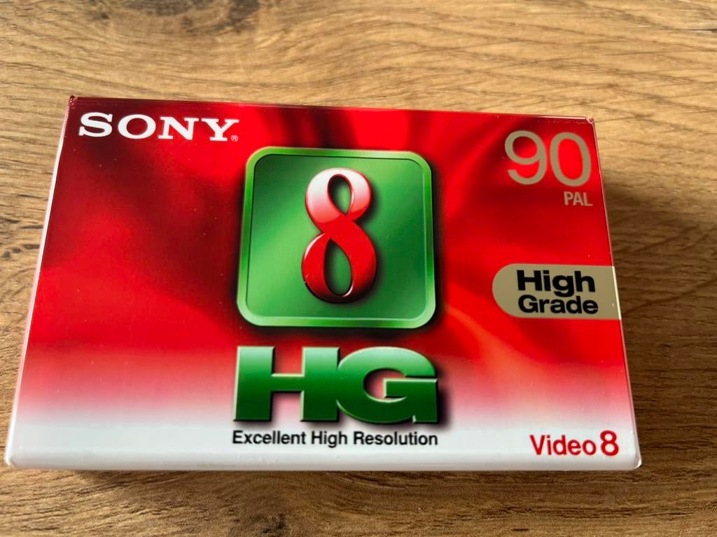 CASSETTE SONY VIDEO 8 P5-90HG3HG 90MIN POUR APPAREIL PHOTO, Enlèvement ou Envoi, Caméra