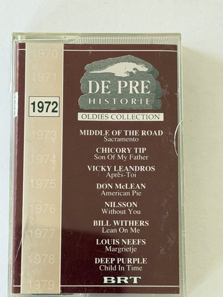 Various ‎– De Pre Historie 1972 (Cassette), Gebruikt, 1 bandje, Ophalen of Verzenden, Origineel