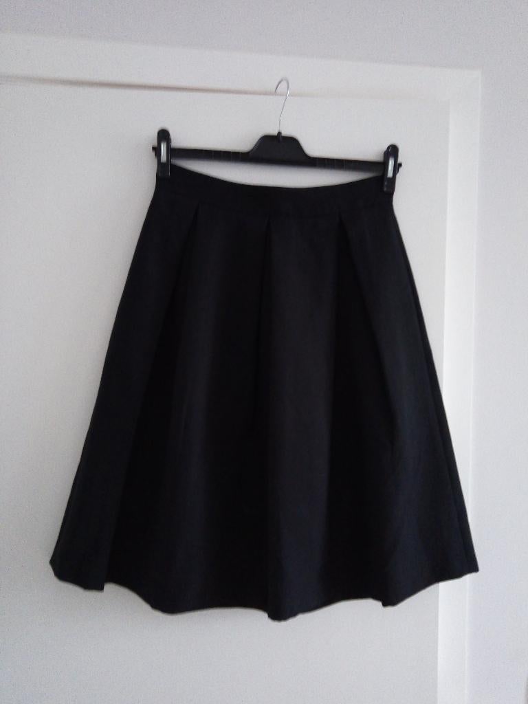 Rok zwart a-lijn met plooien Hallhuber 38 nieuw, Kleding | Dames, Maat 38/40 (M), Zwart, Nieuw, Ophalen of Verzenden