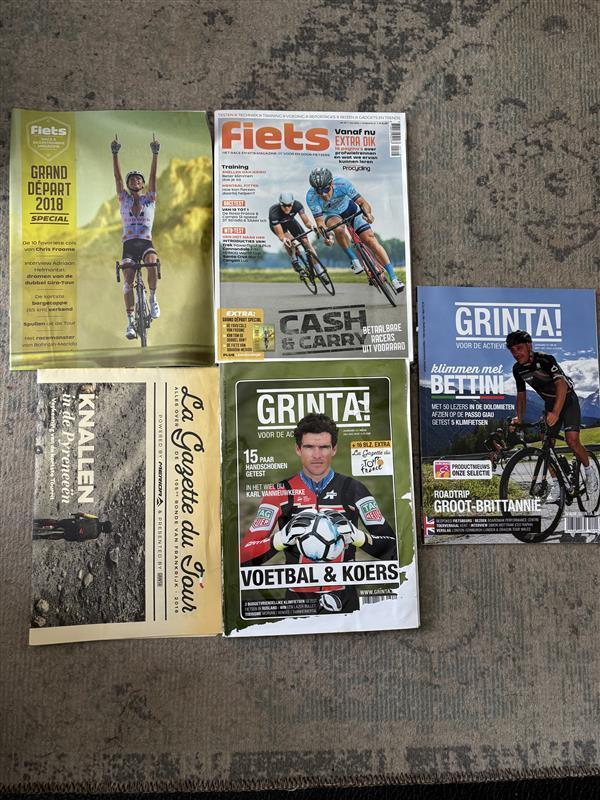 Diverse wielertijdschriften, Collections, Enlèvement, Comme neuf, Livre ou Revue