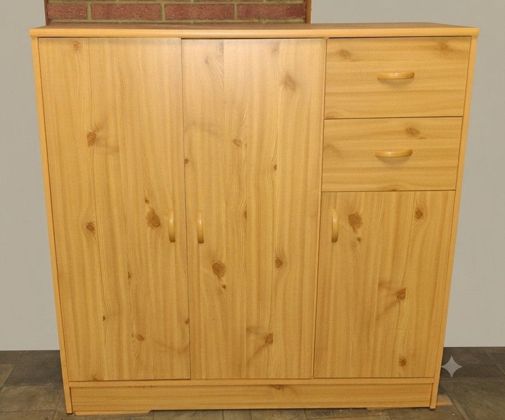 armoire/buffet en pin 3 portes 2 tiroirs, Enlèvement