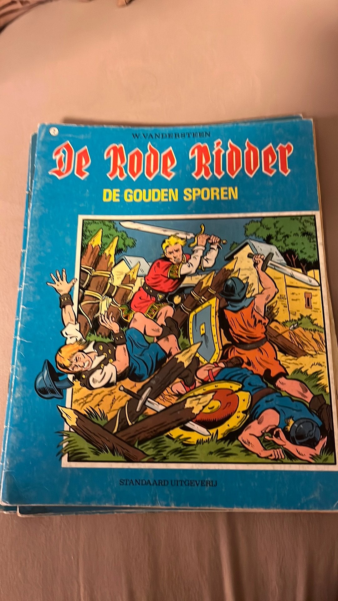 De Rode Ridder - nummer 2 - De Gouden Sporen, Une BD, Enlèvement, Utilisé