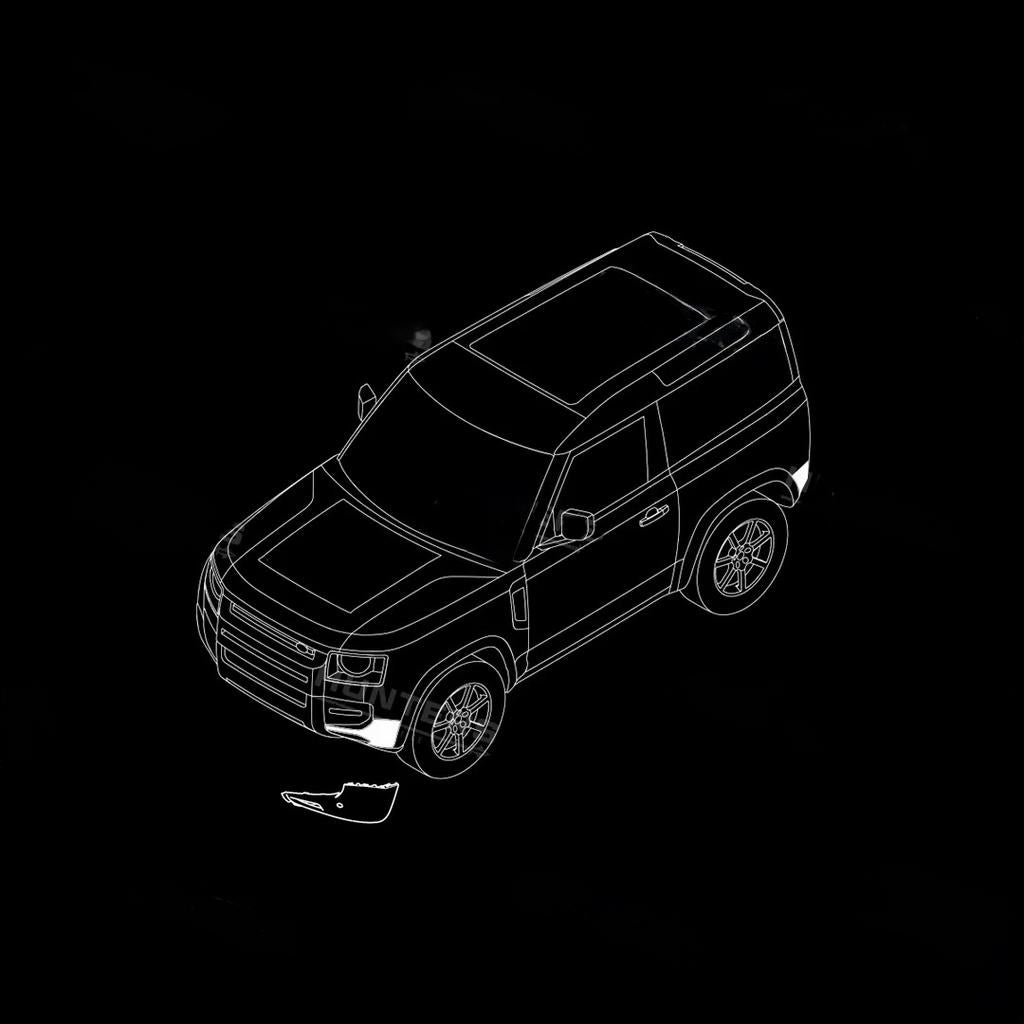 DEFENDER bumper sierlijst onder - NIEUWSTAAT, Ophalen, Land Rover, Nieuw, Bumper