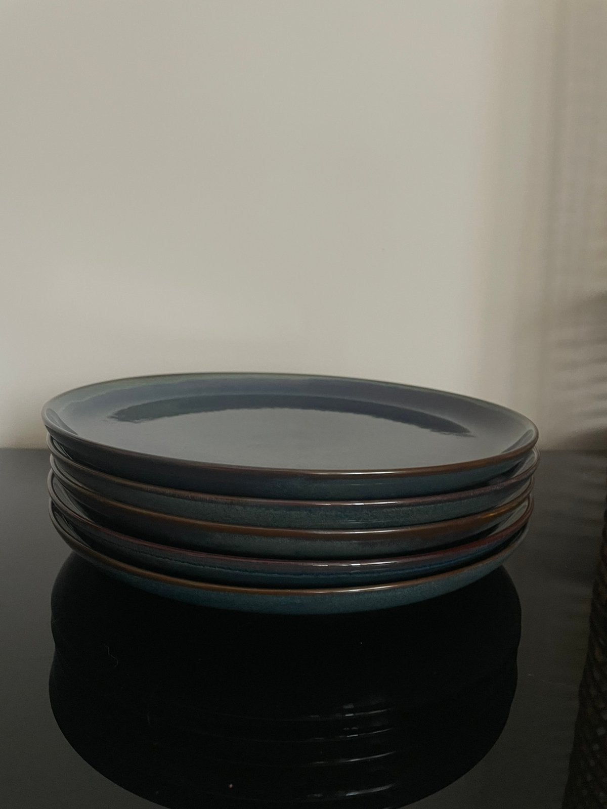Villeroy & Boch Like set (5) borden in blauw, Ophalen, Zo goed als nieuw, Porselein, Bord(en)