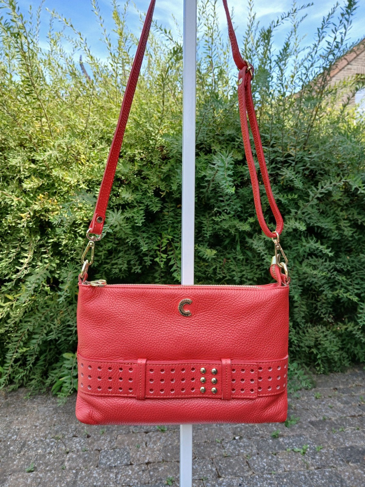 Leder tasje, Ophalen of Verzenden