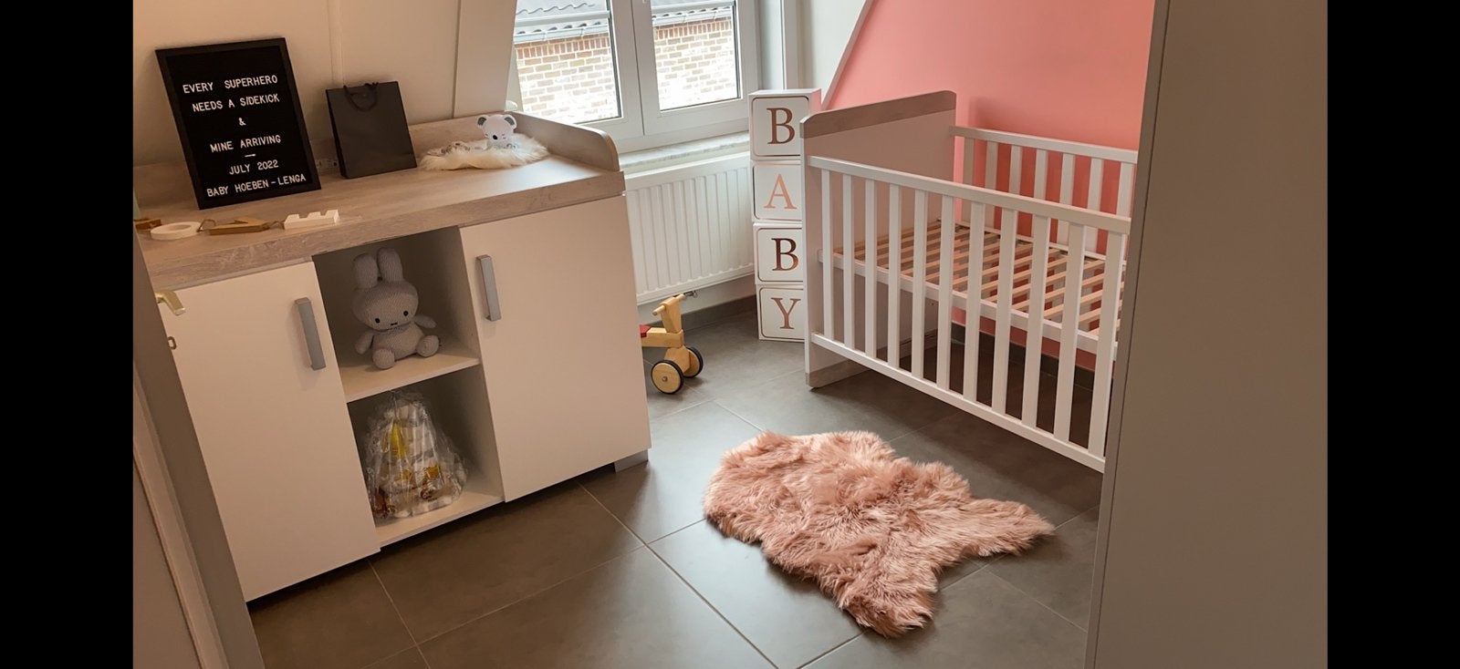 Baby kamer 3delig, Kinderen en Baby's, Kinderkamer | Complete kinderkamers, Ophalen, Zo goed als nieuw