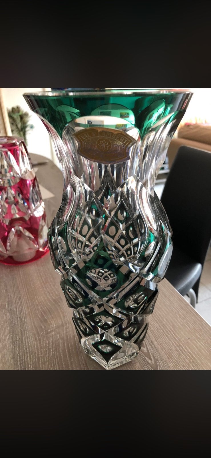Val st Lambert grote vaas, Antiek en Kunst, Ophalen