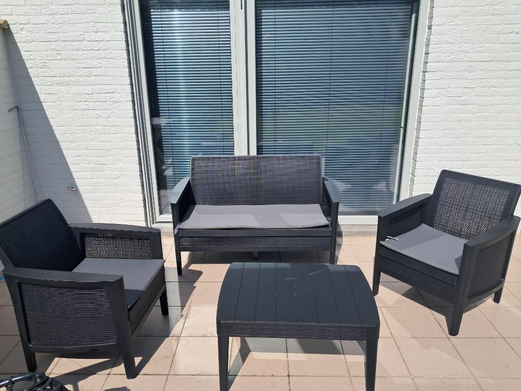 tuinset, Tuin en Terras, Tuinsets en Loungesets, Ophalen, 4 zitplaatsen, Kunststof, Nieuw