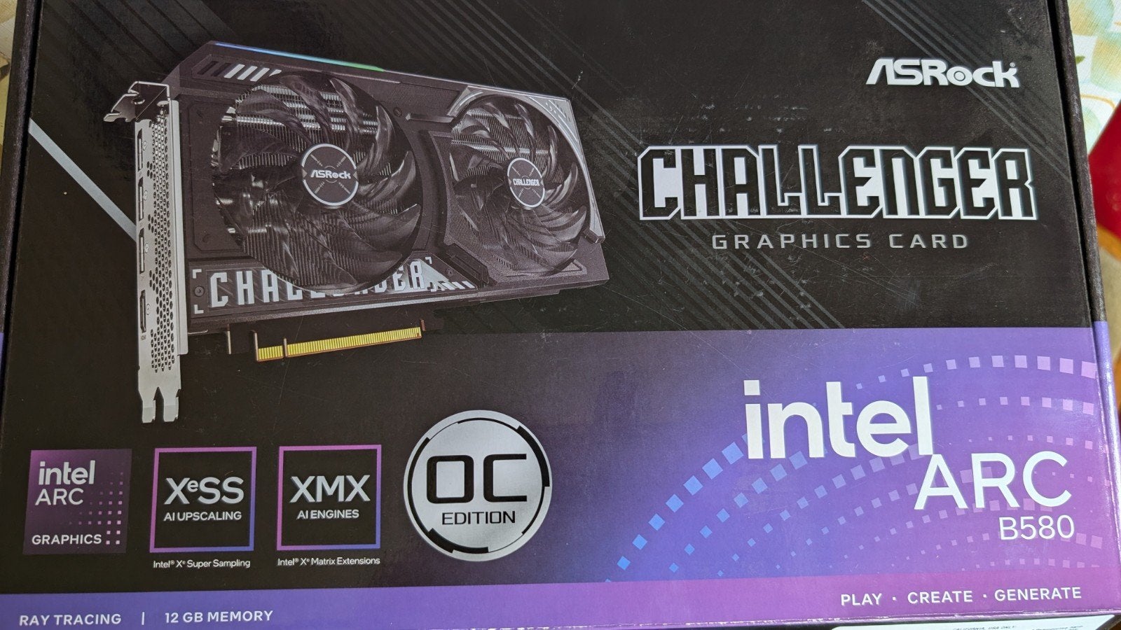 ASRock Intel Arc B580 12GB OC Edition, Computers en Software, Videokaarten, Ophalen, GDDR6, PCI-Express 4, Nieuw