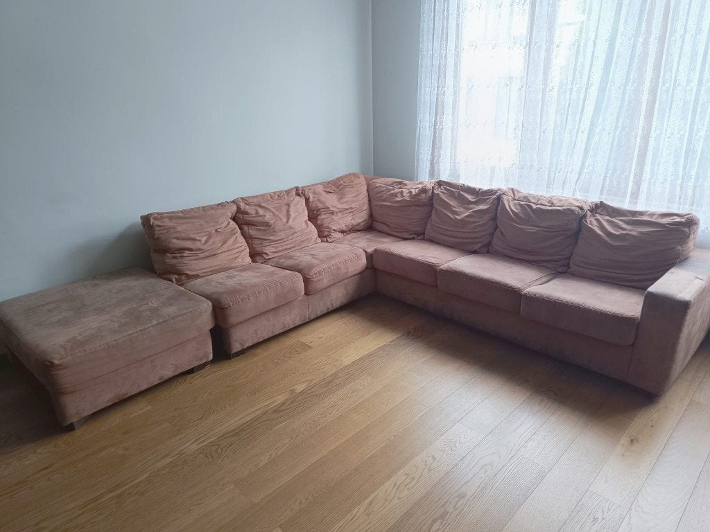 Hoekzetel in goede staat! Gratis mee te nemen!, Ophalen, Gebruikt, Stof