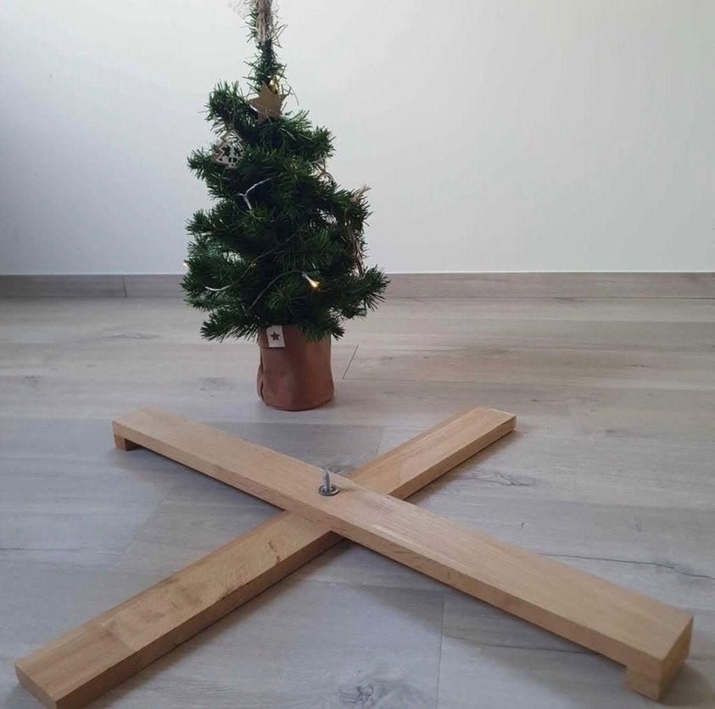 Easyfix kerstboomstandaard eikenhout, Diversen, Ophalen, Zo goed als nieuw